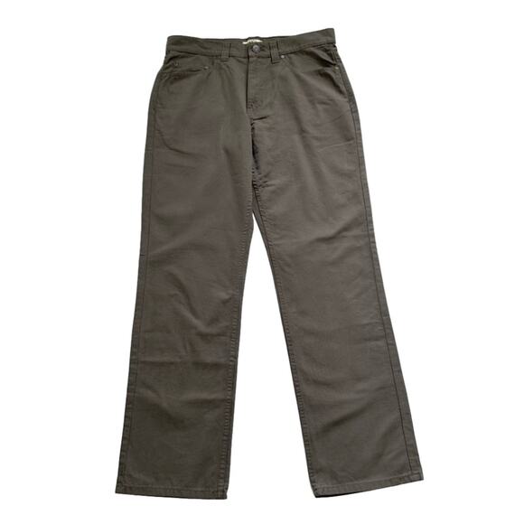 Blue Mountain Pants Mens Canvas 5 Pocket Relaxed Fit Pants Brown Size 34X34 NEW - Picture 1 of 10